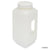 Bottles, Diamond RealSeal, Wide Mouth with Handle, Square, HDPE with PP Closure, 4L, 6/Case