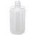 Carboy, Round with Handles, PP, White PP Screwcap, 25 Liter, Molded Graduations, Autoclavable