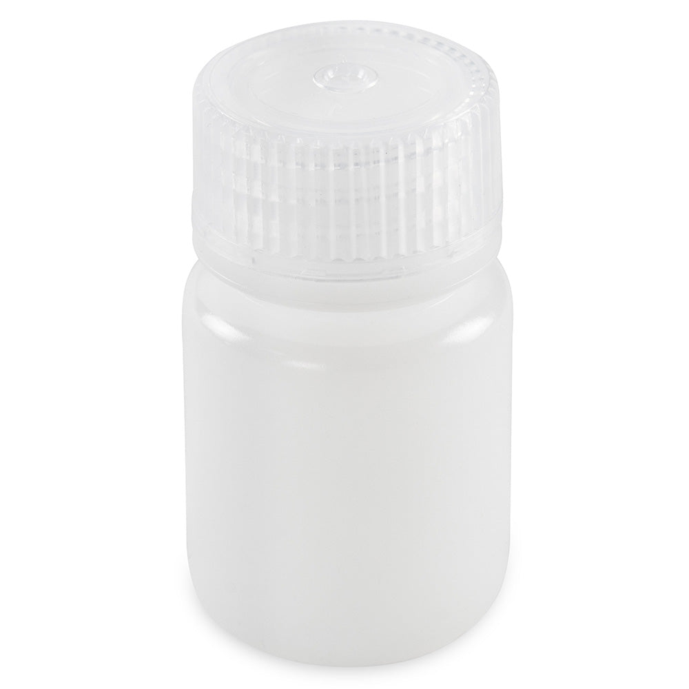 Diamond Essentials Bottle, Wide Mouth, Round, HDPE with PP Closure, 30mL, Bulk Packed with Bottles and Caps Bagged Separately, 1000/Case