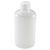 Diamond Essentials Bottle, Narrow Mouth, Boston Round, HDPE with PP Closure, 250mL, Bulk Packed with Bottles and Caps Bagged Separately, 250/Case