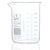 400mL Beaker, Globe Glass, Low Form Griffin Style, Heavy Duty, Dual Graduations, 12/Pack