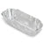 Aluminum Micro Weighing Dish, 1.12ml, 25L x 7W x 7H mm, Rectangle, Crimped Walls