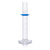 25mL Graduated Cylinder, Globe Glass, Class B, 4/Box, 24/Case