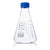 1000mL Erlenmeyer Flask, Globe Glass, Screw Cap, 4/Box