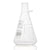 2000mL Flask, Filter, Globe Glass, Dual Graduations, 1/Pack