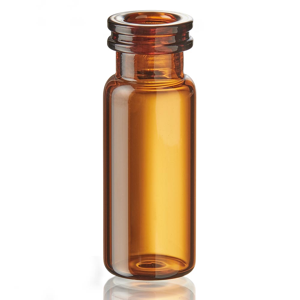 DiamondPure Chromatography Vial, 2mL, Amber Glass, Snap Closure, 11mm Large Opening, 12x32mm