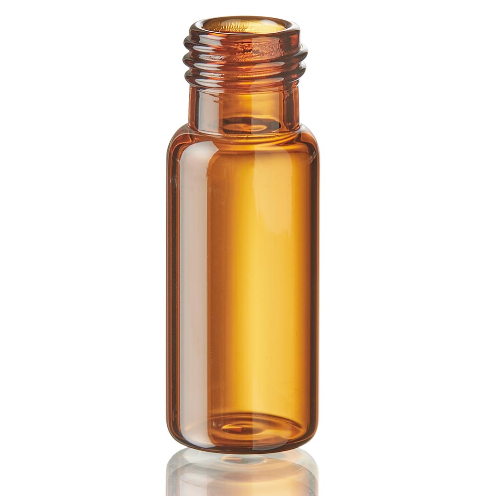 DiamondPure Chromatography Vial, 2mL, Amber Glass, Screw Closure, 9mm Large Opening, 12x32mm