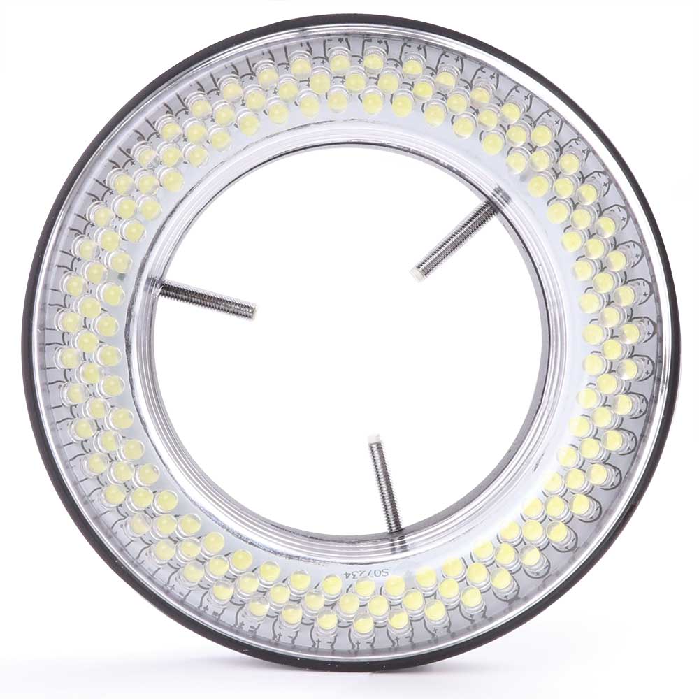 Ring illuminator with 144 LEDs with adj., intensity,External power supply 100-240V