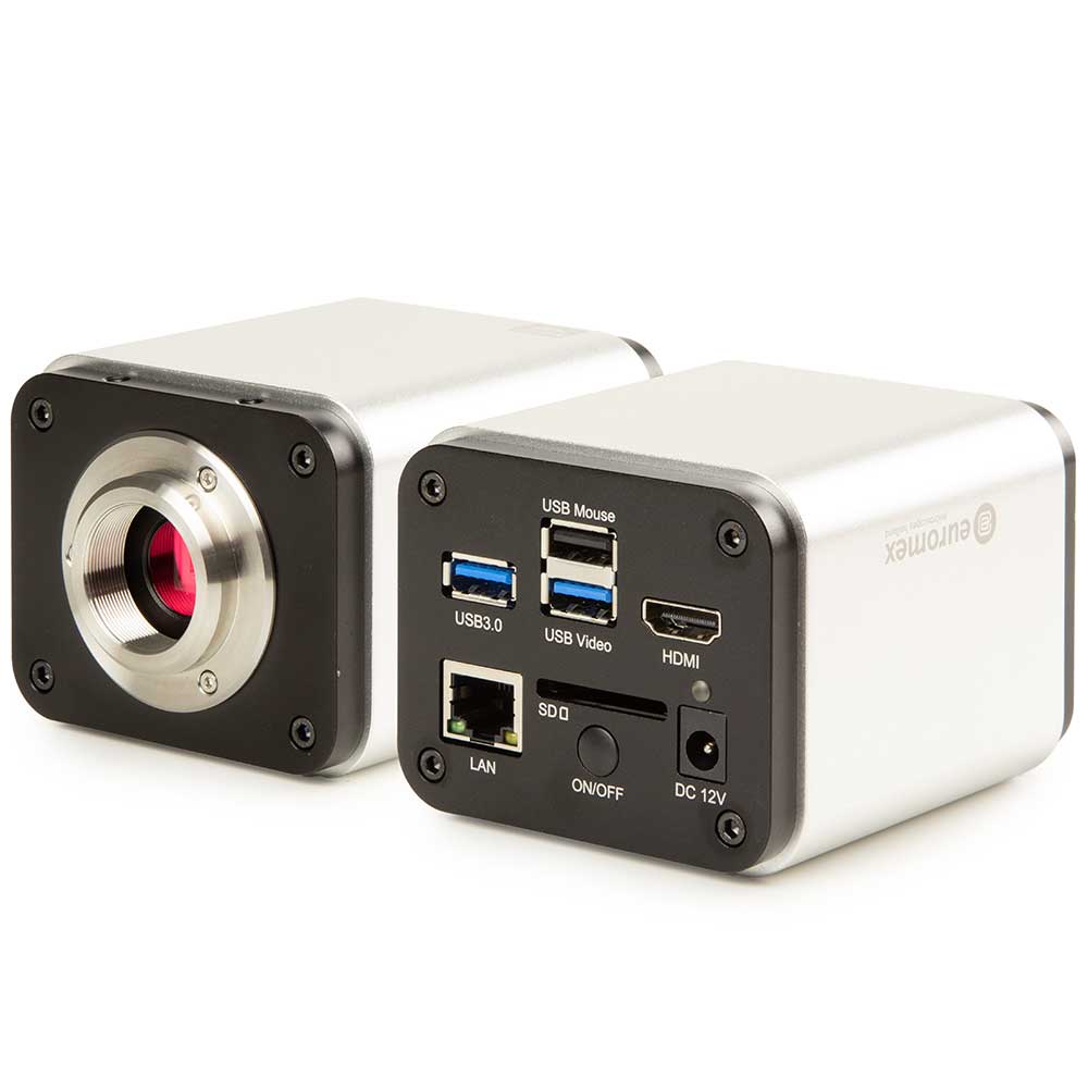 Ultra HD/4K high definition camera with 1/1.8 inch Sony 4K sensor, micro-SD card, HDMI, USB-3, LAN