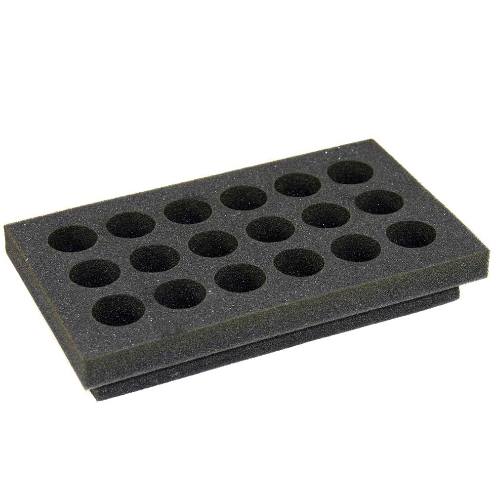 Tube holder, foam, 18 x 50ml tubes, for GVM-MULTI