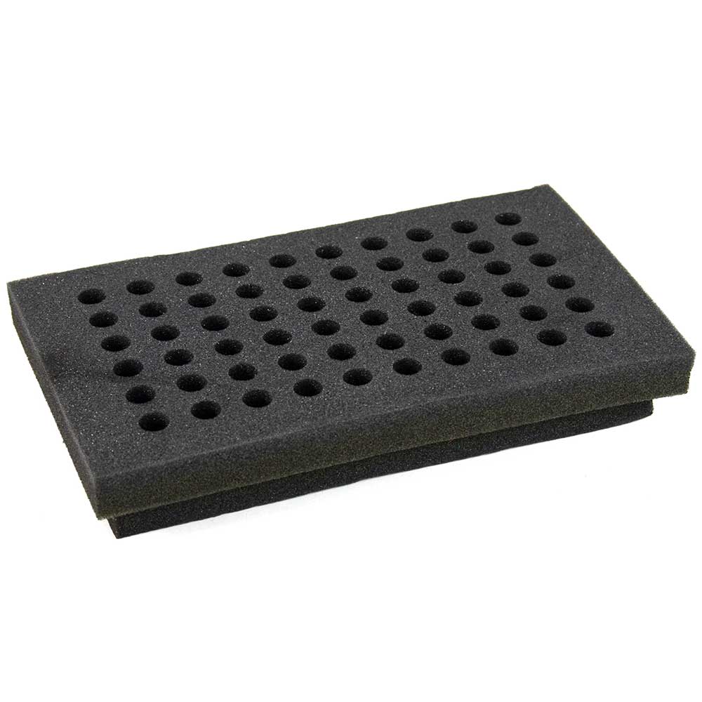 Tube holder, foam, 60 x 7ml tubes, for GVM-MULTI