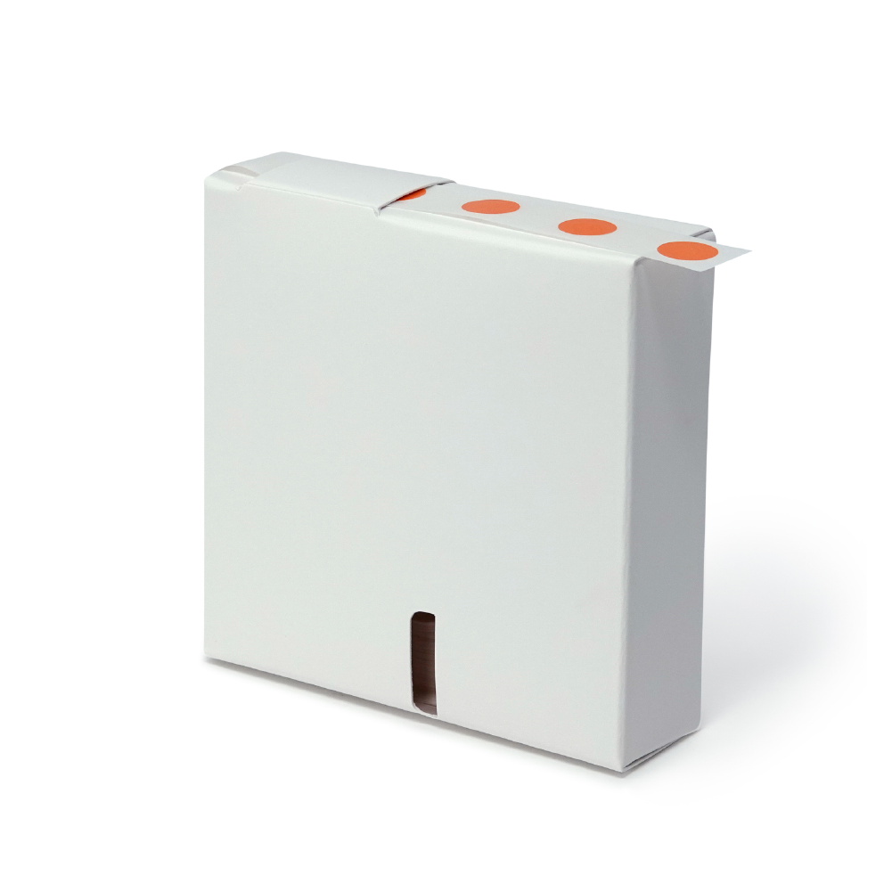Label Rolls, Cryo, 13mm Dots, for 1.5-2mL Tubes, Orange