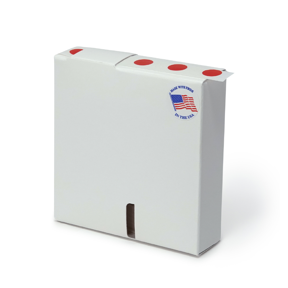 Label Rolls, Cryo, 13mm Dots, for 1.5-2mL Tubes, Red