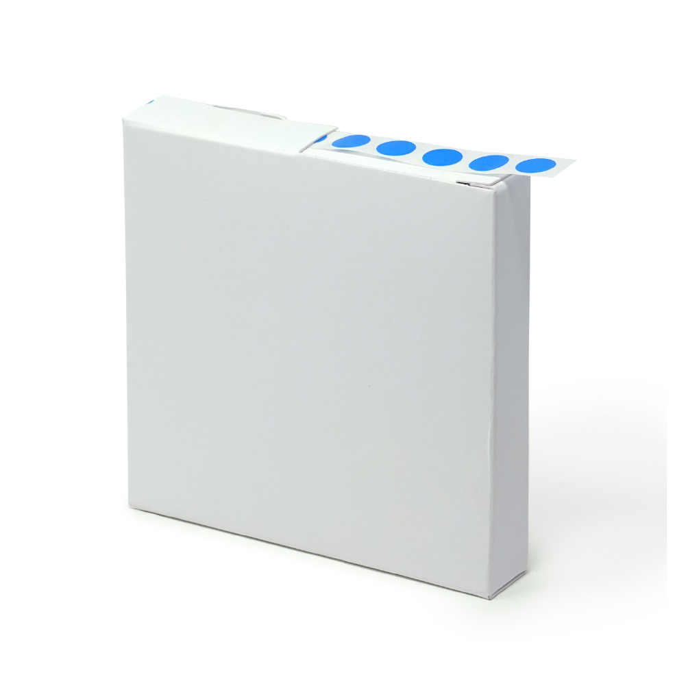 Label Rolls, Cryo, 9.5mm Dots, for 0.5-1.5mL Tubes, Blue