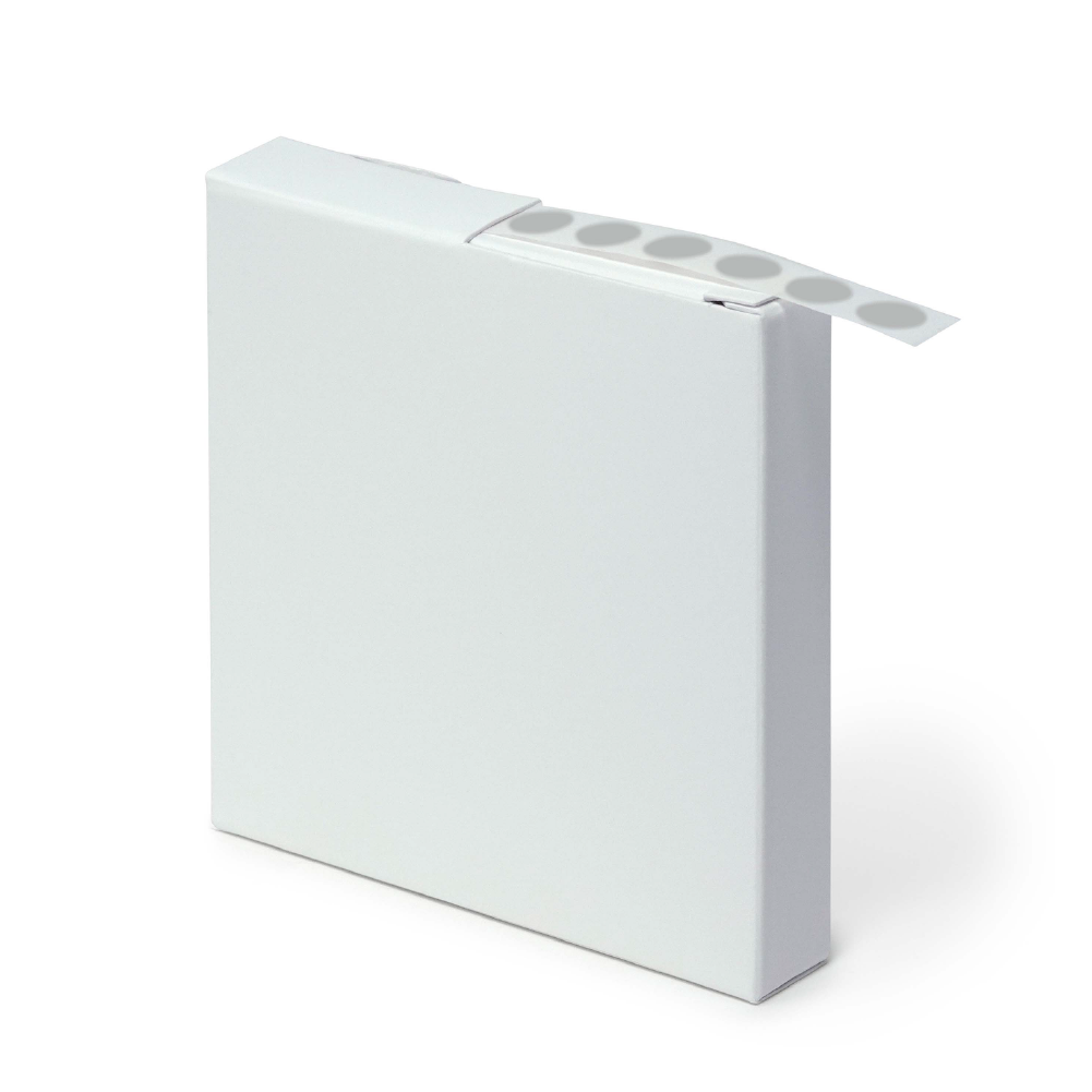 Label Rolls, Cryo, 9.5mm Dots, for 0.5-1.5mL Tubes, Silver
