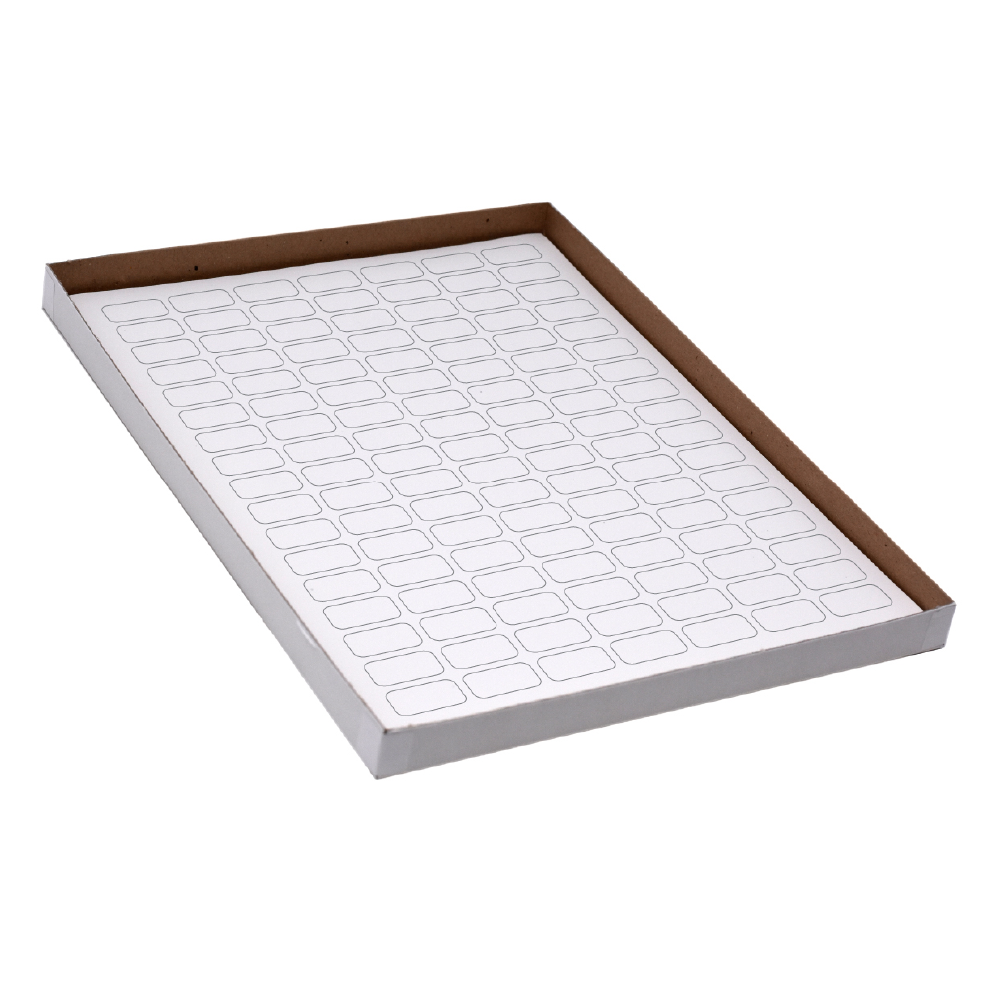 Label Sheets, Cryo, 24x13mm, for 0.5mL Tubes, 20 Sheets, 119 Labels per Sheet, White