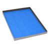 Label Sheets, Cryo, 38x6mm, for Microplates, 20 Sheets, 156 Labels per Sheet, Blue