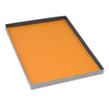 Label Sheets, Cryo, 38x6mm, for Microplates, 20 Sheets, 156 Labels per Sheet, Orange