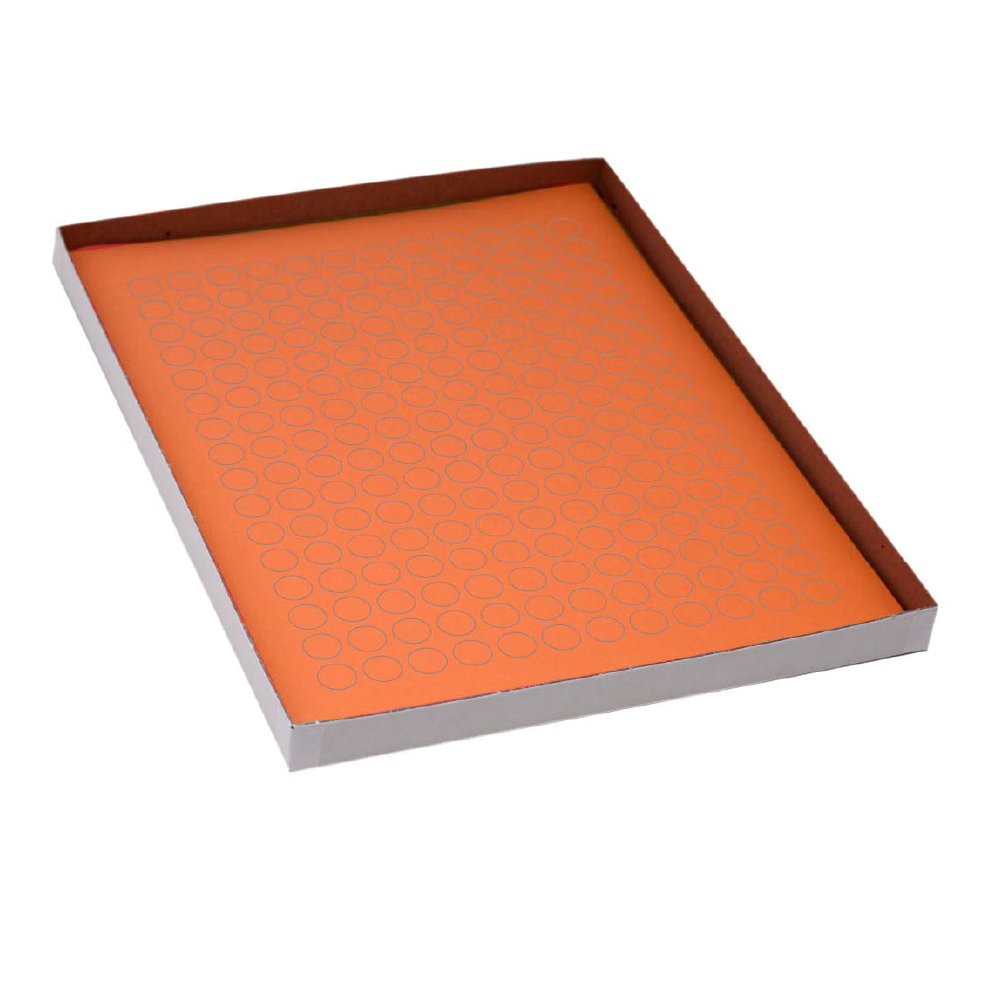 Label Sheets, Cryo, 13mm Dots, for 1.5-2mL Tubes, 20 Sheets, 192 Labels per Sheet, Orange