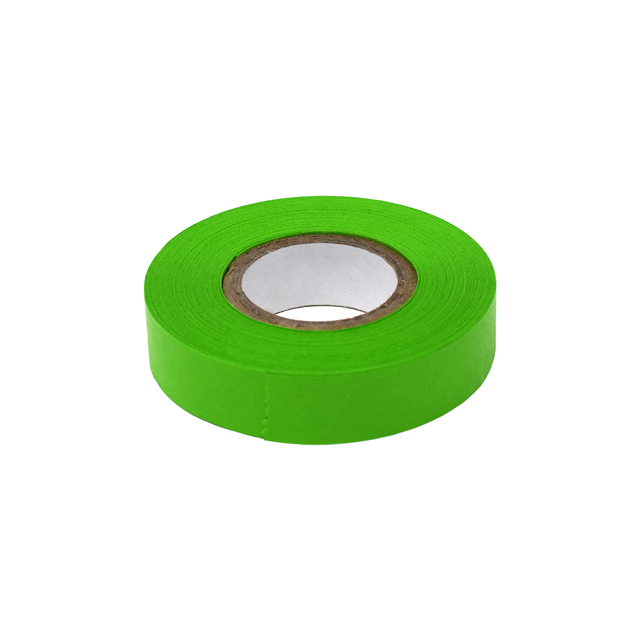 Labeling Tape, 1/2" x 500" per Roll, 6 Rolls/Box, Green