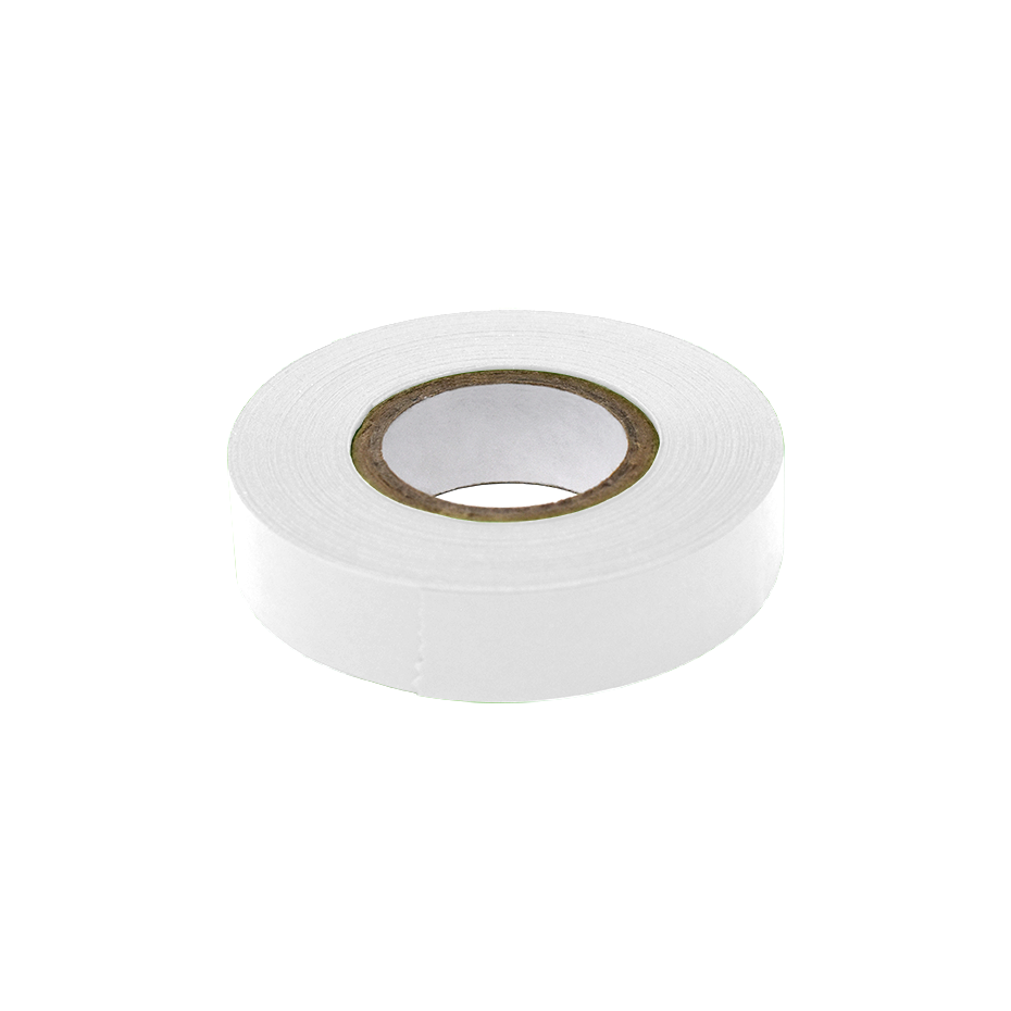 Labeling Tape, 1/2" x 500" per Roll, 6 Rolls/Box, White