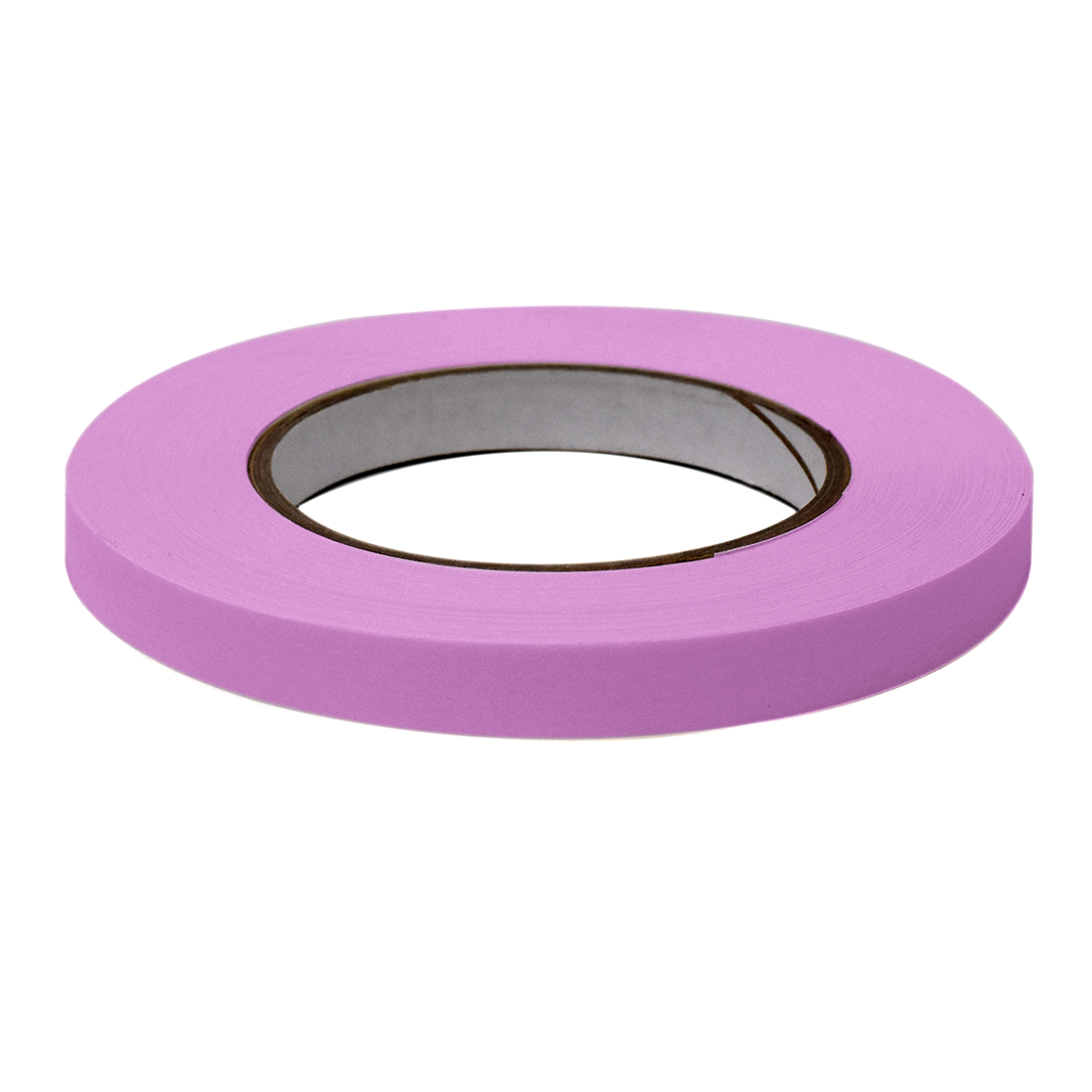 Labeling Tape, 1/2" x 60yd per Roll, 6 Rolls/Case, Magenta