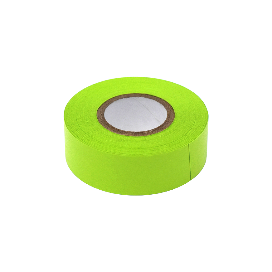 Labeling Tape, 3/4" x 500" per Roll, 4 Rolls/Box, Chartreuse