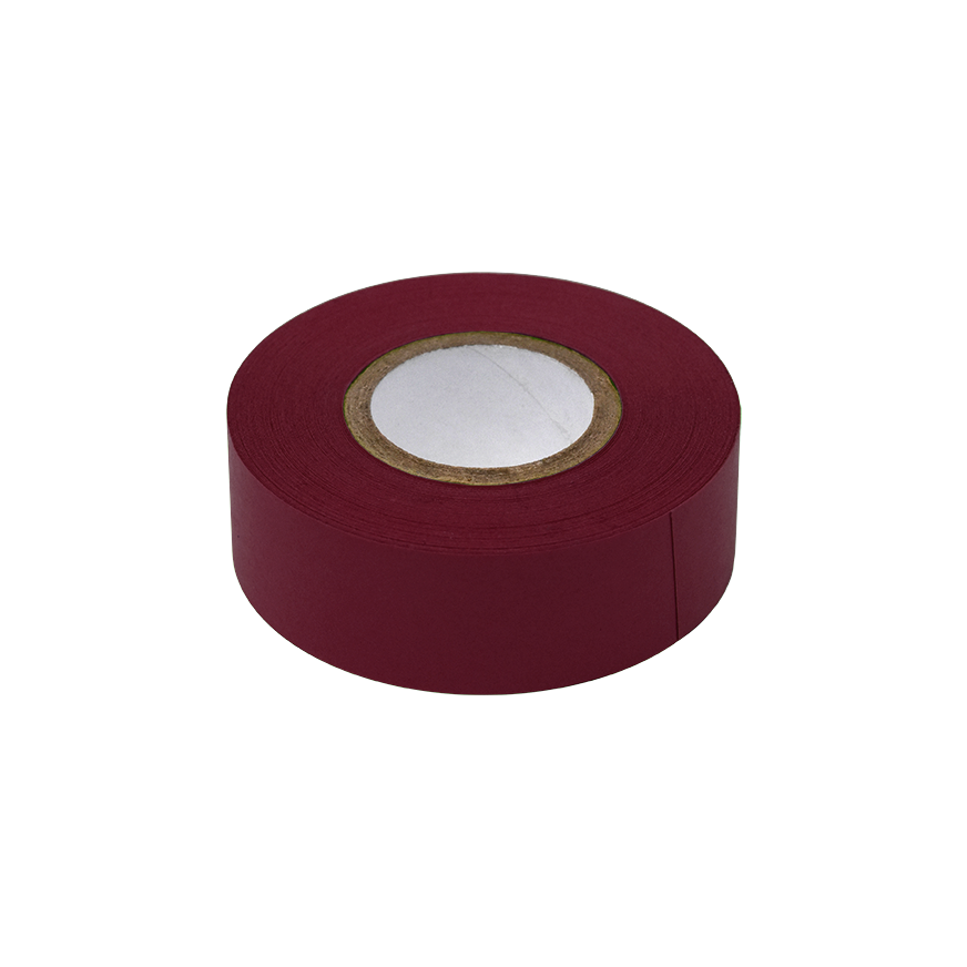Labeling Tape, 3/4" x 500" per Roll, 4 Rolls/Box, Maroon