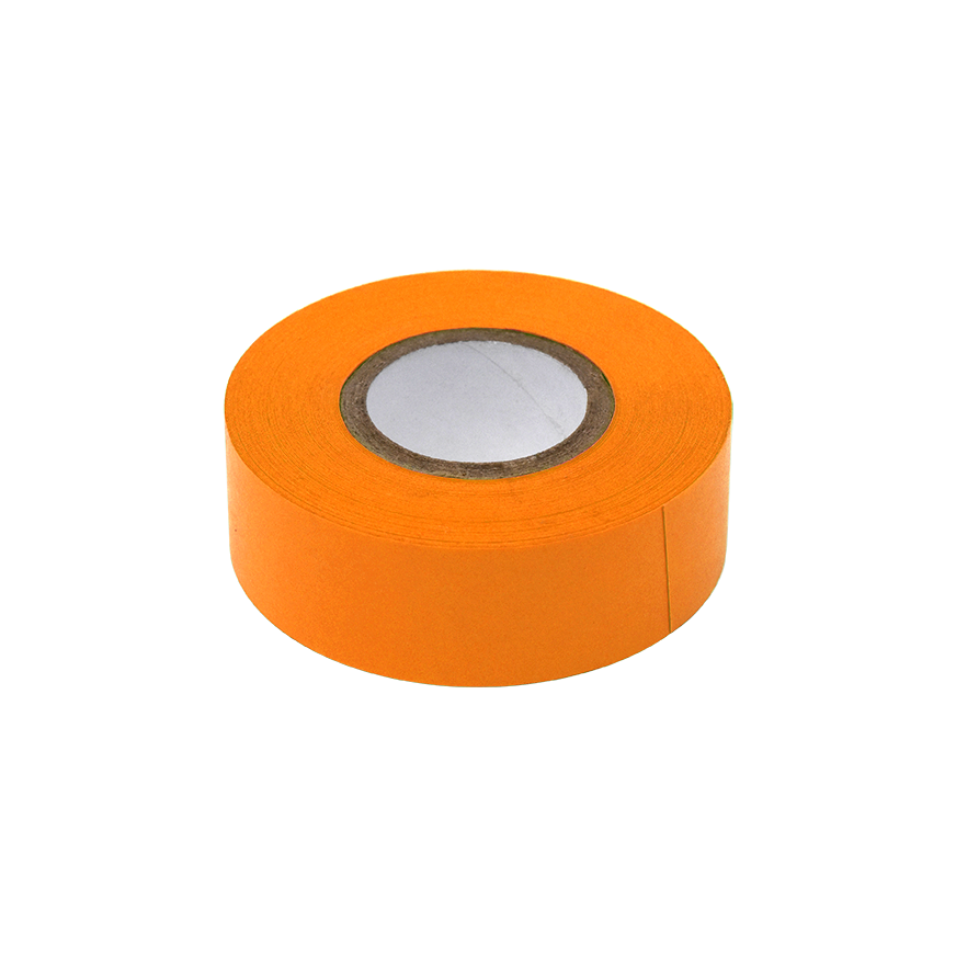 Labeling Tape, 3/4" x 500" per Roll, 4 Rolls/Box, Orange