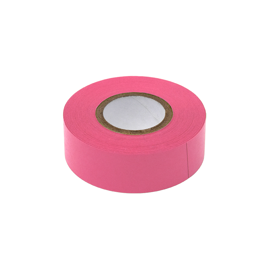 Labeling Tape, 3/4" x 500" per Roll, 4 Rolls/Box, Rose