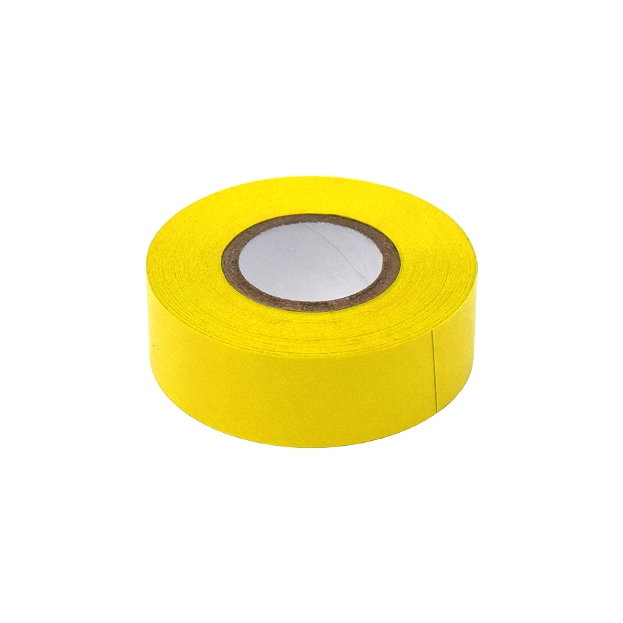 Labeling Tape, 3/4" x 500" per Roll, 4 Rolls/Box, Yellow