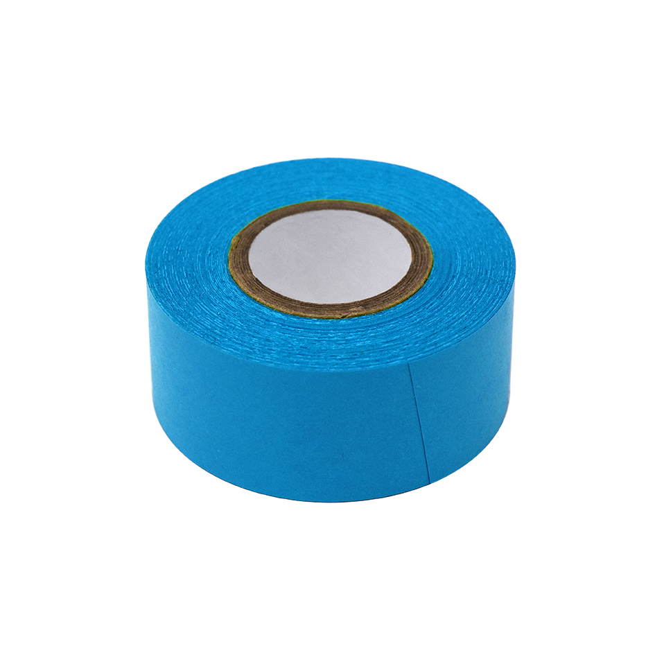 Labeling Tape, 1" x 500" per Roll, 3 Rolls/Box, Blue