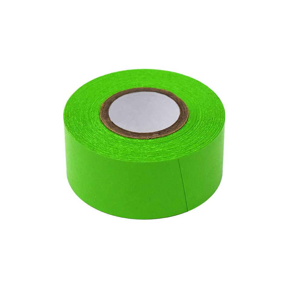 Labeling Tape, 1" x 500" per Roll, 3 Rolls/Box, Green