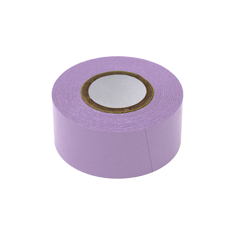 Labeling Tape, 1" x 500" per Roll, 3 Rolls/Box, Violet