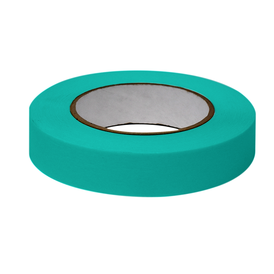 Labeling Tape, 1" x 60yd per Roll, 3 Rolls/Case, Aqua