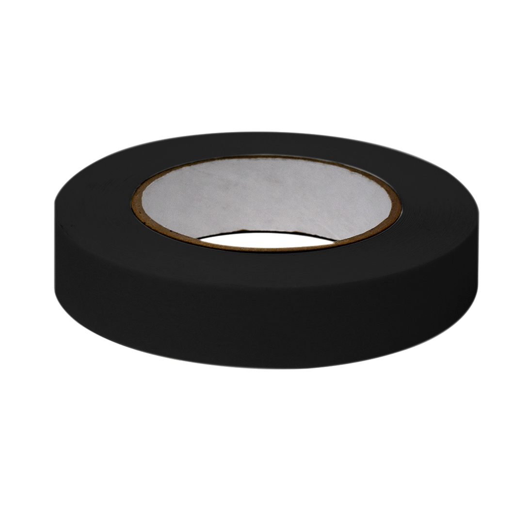Labeling Tape, 1" x 60yd per Roll, 3 Rolls/Case, Black