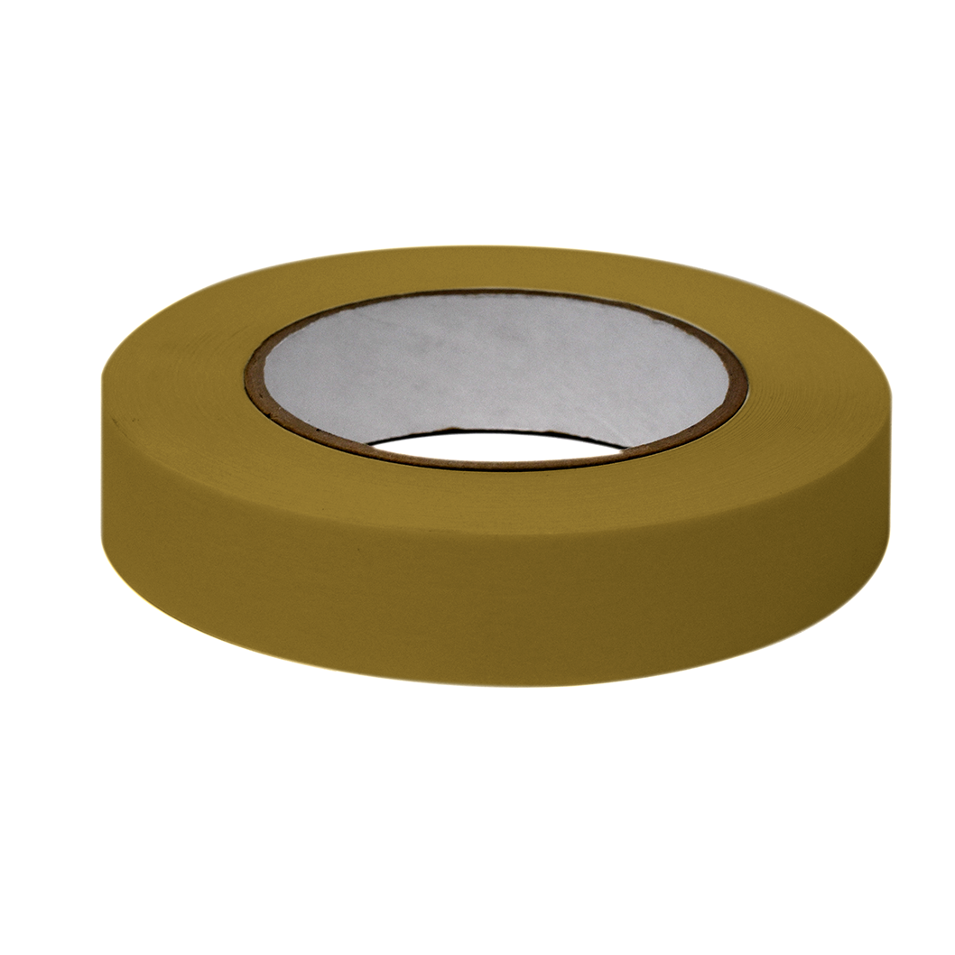 Labeling Tape, 1" x 60yd per Roll, 3 Rolls/Case, Gold