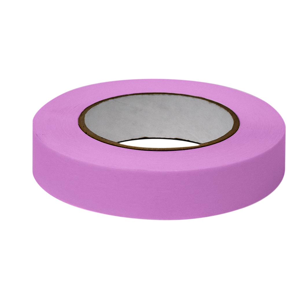 Labeling Tape, 1" x 60yd per Roll, 3 Rolls/Case, Magenta