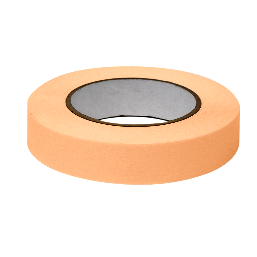 Labeling Tape, 1" x 60yd per Roll, 3 Rolls/Case, Salmon