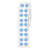 Label Roll, Cryo, Direct Thermal, 13mm Dots, for 2.0mL Tubes, Blue