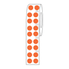 Label Roll, Cryo, Direct Thermal, 13mm Dots, for 2.0mL Tubes, Orange
