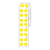 Label Roll, Cryo, Direct Thermal, 13mm Dots, for 2.0mL Tubes, Yellow
