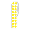 Label Roll, Cryo, Direct Thermal, 13mm Dots, for 2.0mL Tubes, Yellow