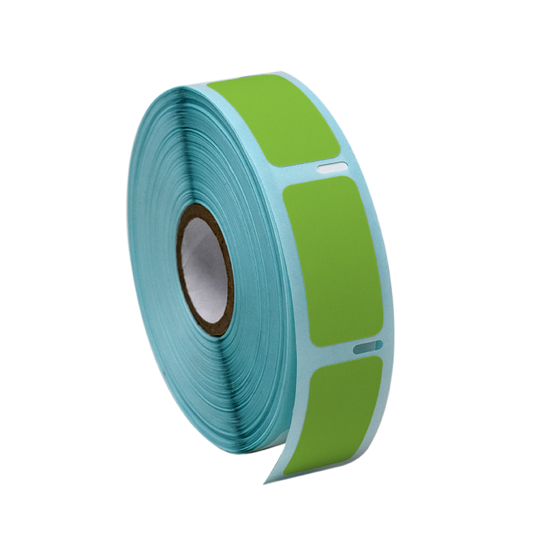 Label Roll, Cryo, Direct Thermal, 38x19mm, for Large Vials and Tubes, Green