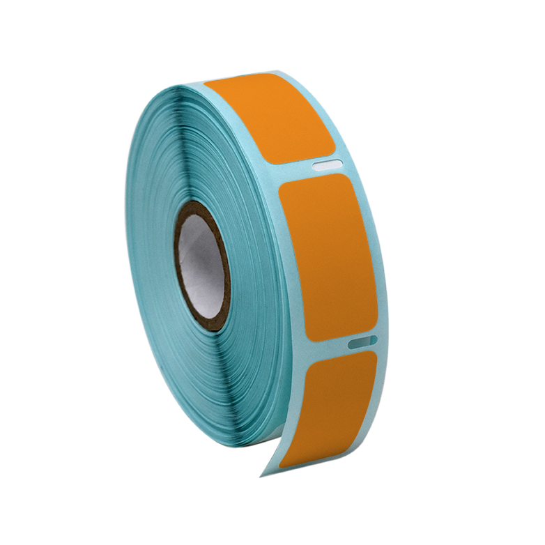 Label Roll, Cryo, Direct Thermal, 38x19mm, for Large Vials and Tubes, Orange