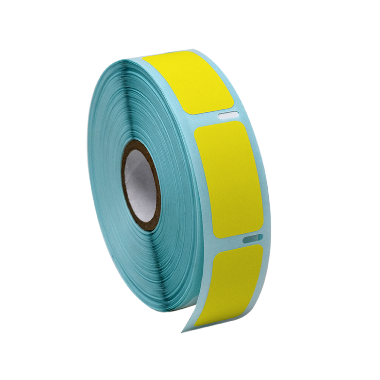 Label Roll, Cryo, Direct Thermal, 38x19mm, for Large Vials and Tubes, Yellow