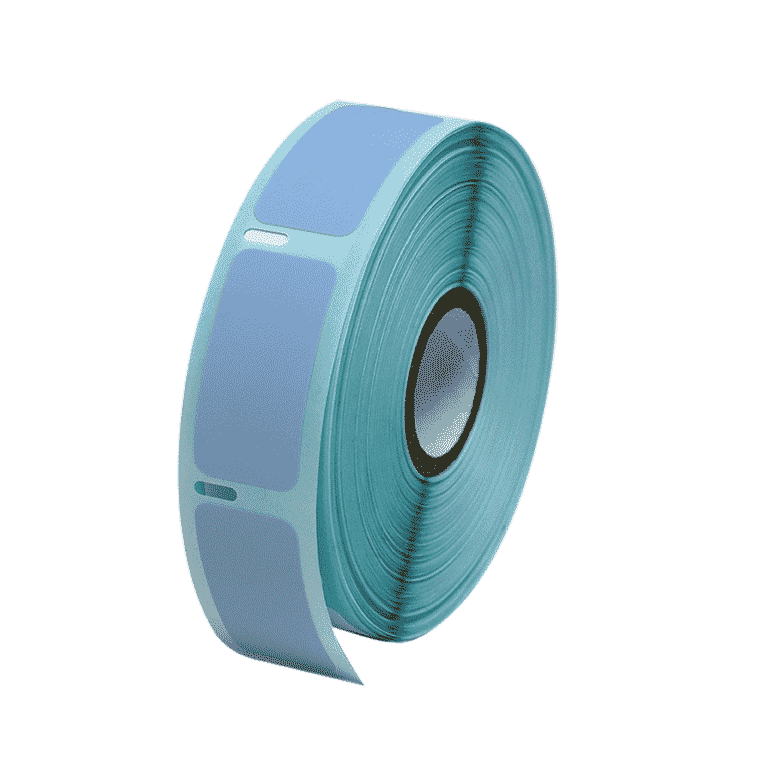 Label Roll, Cryo, Direct Thermal, 51x19mm, for Large Tubes, Racks and Boxes, Blue
