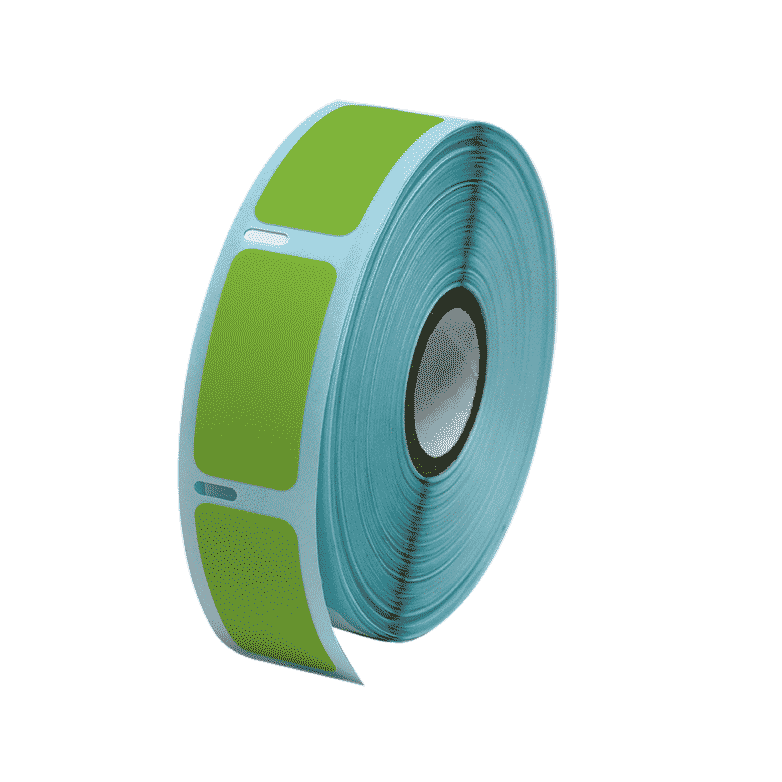 Label Roll, Cryo, Direct Thermal, 51x19mm, for Large Tubes, Racks and Boxes, Green