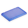Special Order - Diamond Shell 384-well PCR plate, A24 single notch, Blue PC frame and Clear PP wells