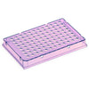 Special Order - Diamond Shell 0.1mL 96 well PCR Plate, Full skirt, Violet PC frame and Clear PP wells